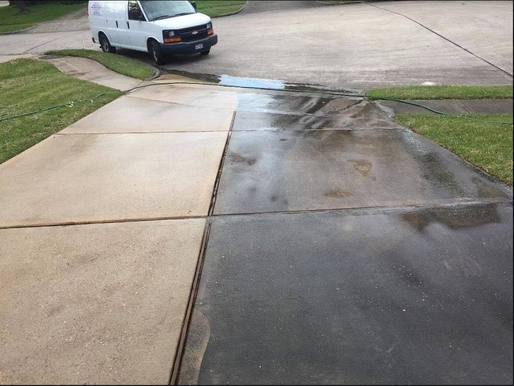 Before and after job photo