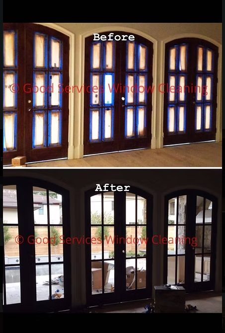 Before and after job photo