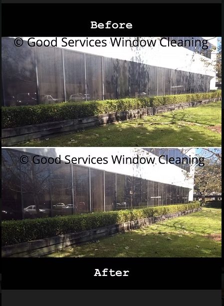 Before and after job photo