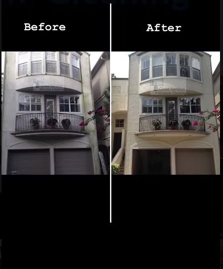 Before and after job photo